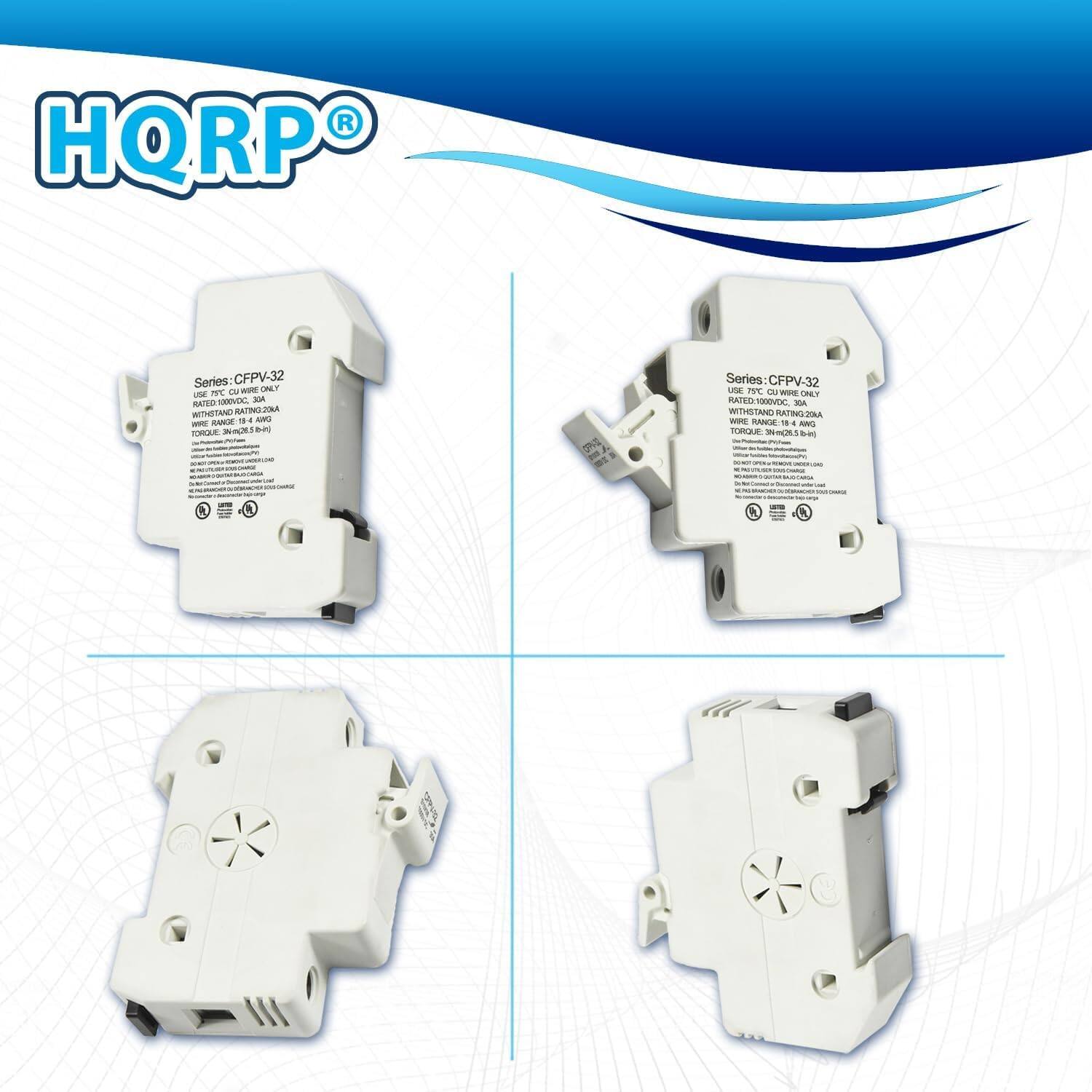 HQRP®

Series: CFPV-32  
RATED: 1000VDC, 30A  
WITHESTANDING: 200VA  
TORQUE: 2Nm/0.5s - 5s  
TORQUE: 2Nm/0.5s - 5s  
WITHESTANDING: 200VA  
RATED: 1000VDC, 30A  

PORQUE INHOLS