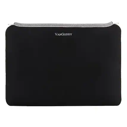Front. Kitcheniva - Soft Tablet Sleeve Pouch Case For 10.1" Samsung Galaxy Tab A - Black.