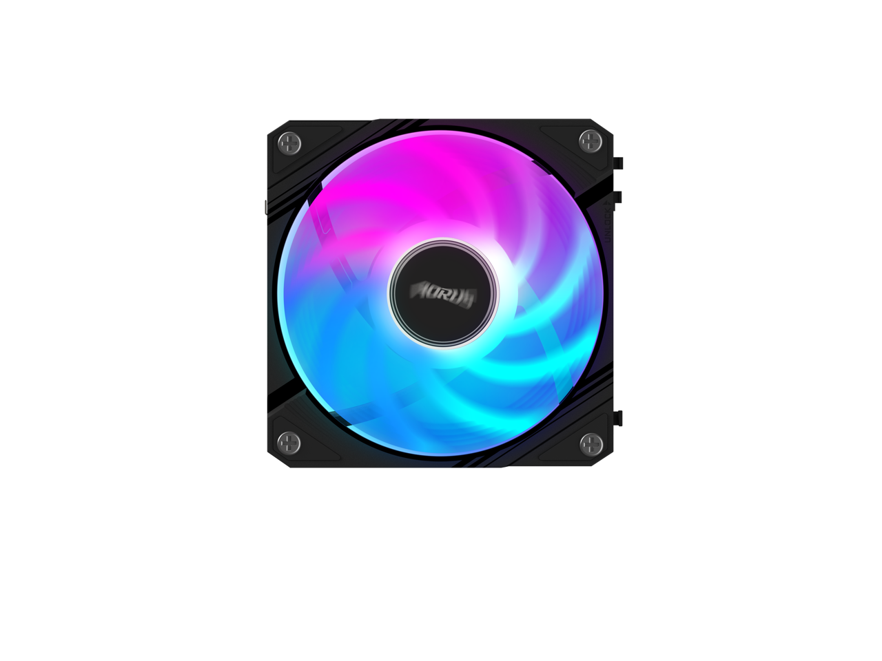 Alt View 2. GIGABYTE - AORUS EZ CHAIN FAN 120 ICE, 120mm Hydro Dynamic Bearing Computer Case Fan - ICE.