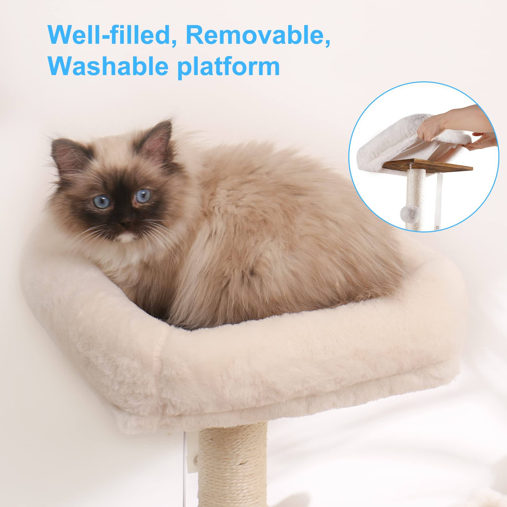 Well-filled, Removable, Washable platform