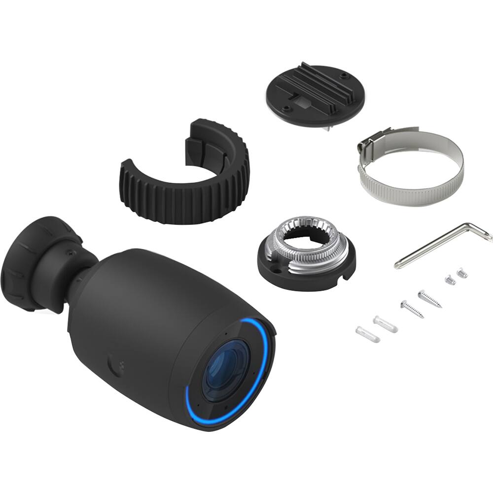 Alt View 2. Ubiquiti - AI Professional 8MP Outdoor Network Bullet Camera UVC-AI-Pro - Black.