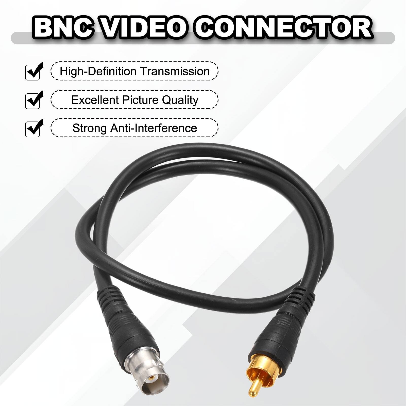BNC VIDEO CONNECTOR

- High-Definition Transmission
- Excellent Picture Quality
- Strong Anti-Interference