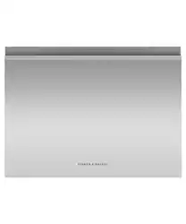 Fisher & Paykel - Top Control Built-in Single DishDrawer with 44 dBA - Stainless Steel - Front_Zoom