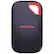Front. SANDISK - Extreme 2TB Portable SSD External USB Type-C SSD, up to 2000MB/s, IP65 water / dust resistance - Black.