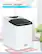 Modern Design and easy to clean 12.6" BLACK+DECKER 12.3" 8.7"