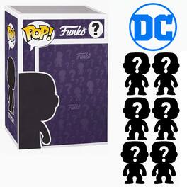 Set of 6 Surprise Mystery DC Comics Funko Pop! Randomly Selected - Black