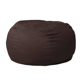 Emma + Oliver - Oversized Bean Bag Chair for Kids and Adults - Brown