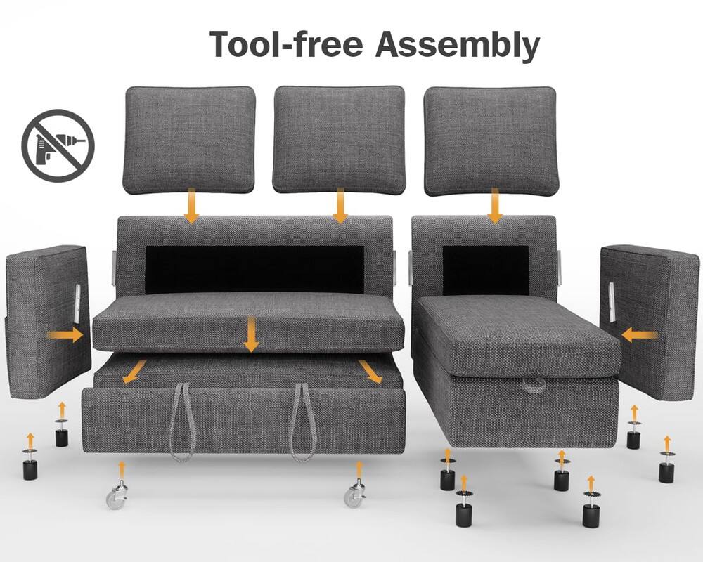 Tool-free Assembly