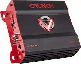 Crunch - V-DRIVE PRO 1325W 4-Channel Car Audio Amplifier - Black