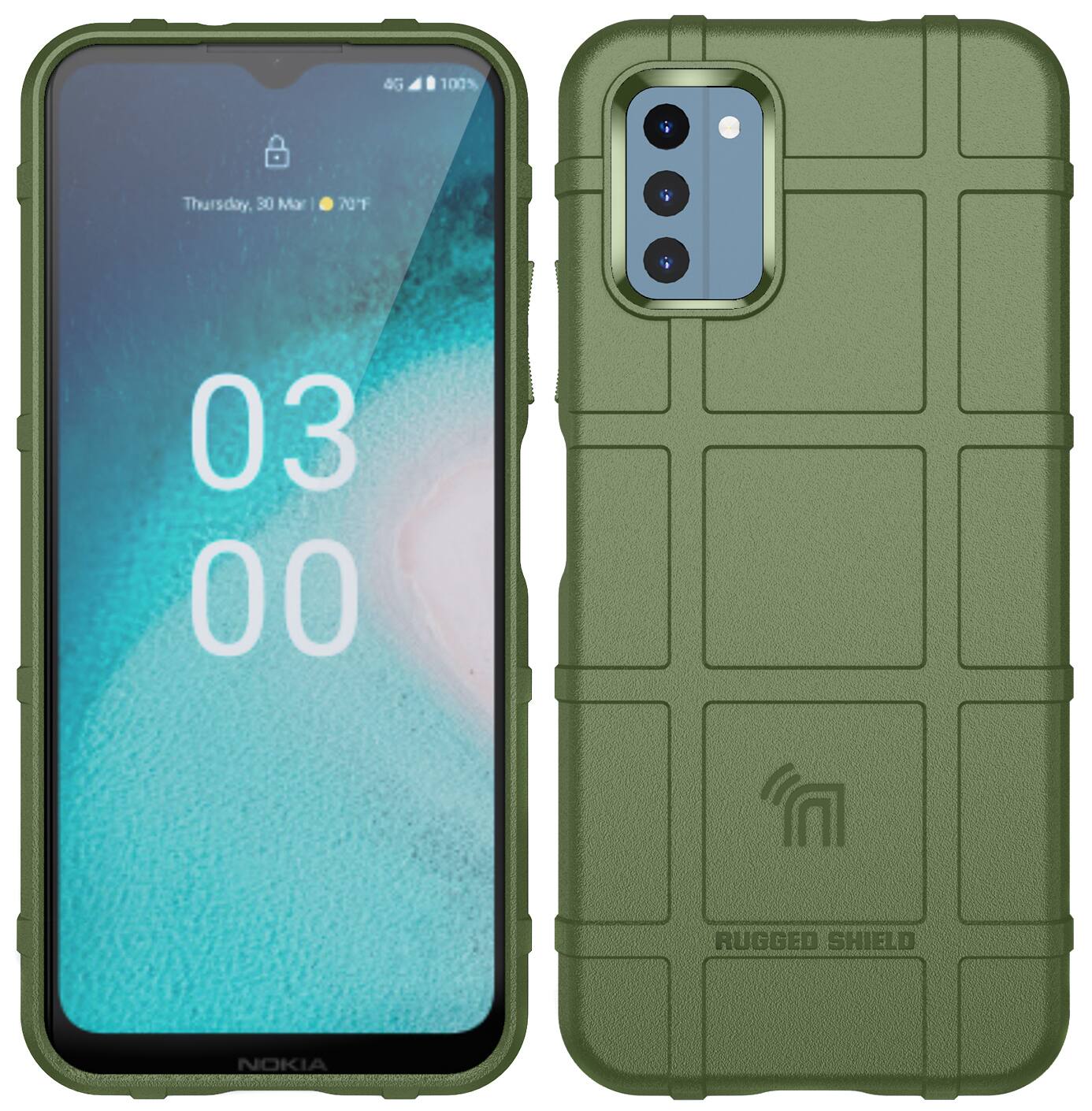 4G 100% Thursday, 30 Mar | 70F 03 00 RUGGED SHIELD NOKIA