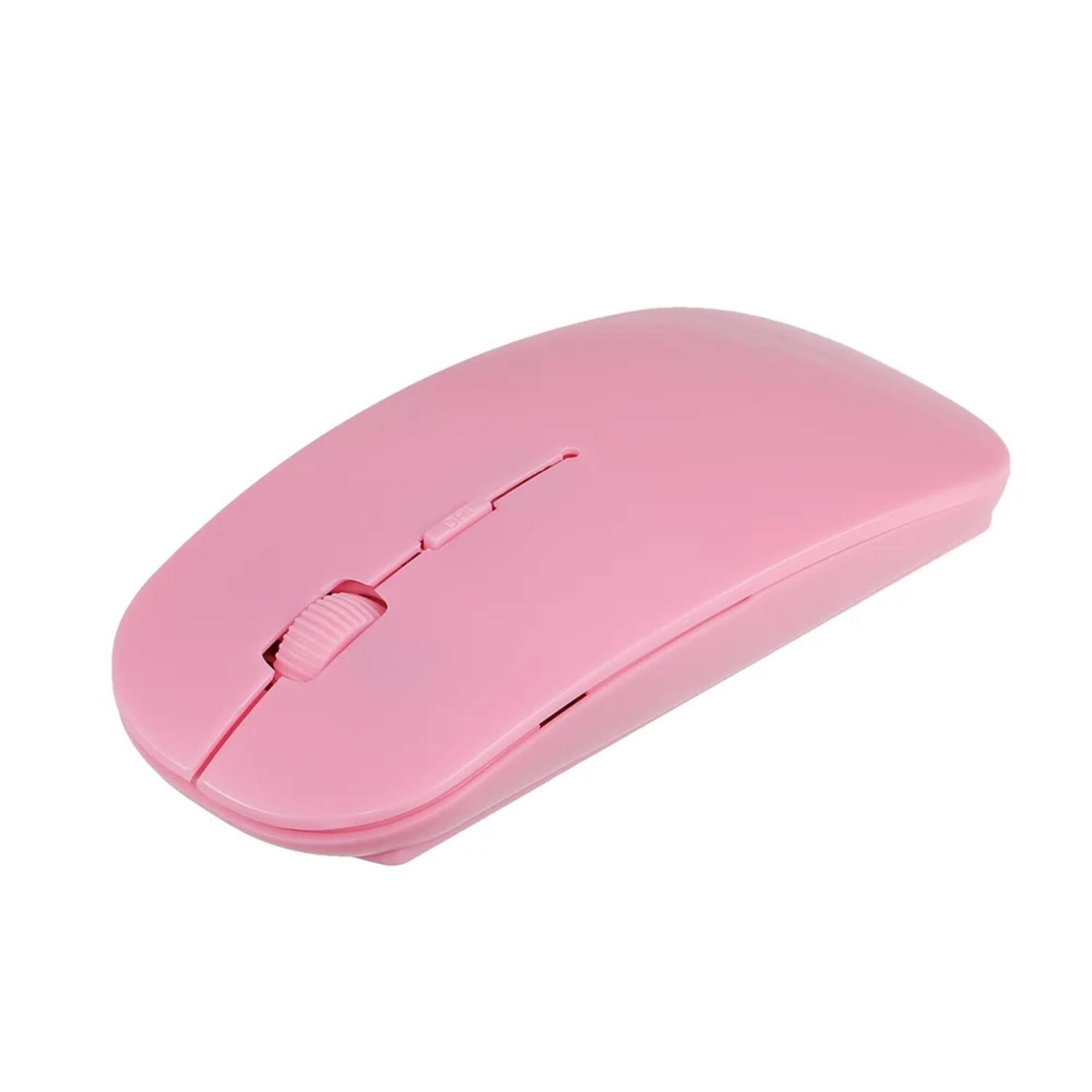 Angle. Stock Preferred - 2.4 GHz Wireless Optical Mouse with USB Receiver - Pink.