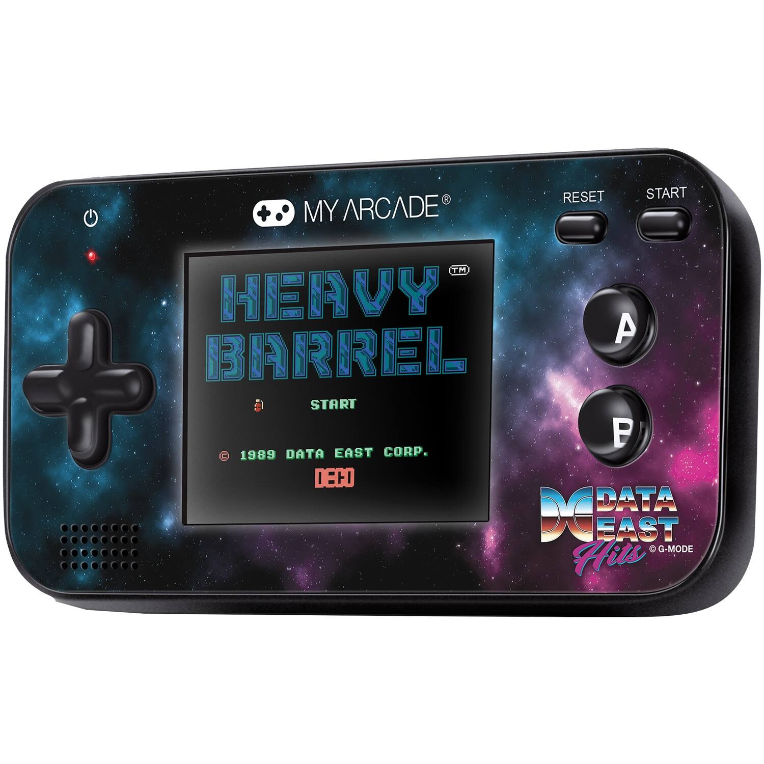 MY ARCADE™

HEAVY BARREL

START

© 1989 DATA EAST CORP.

RESET START MY ARCADE™ HEAVY BARREL

DATA EAST Hits G-MODE