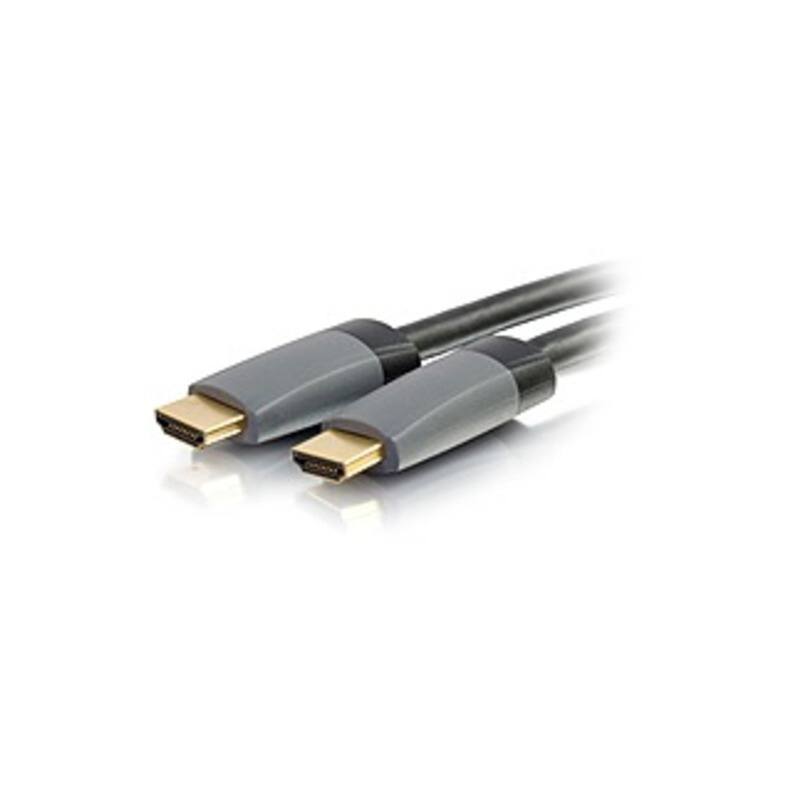 C2G - 10ft Select High Speed HDMI Cable with Ethernet 4k - In-Wall CL2-Rated - HDMI for Home Theater System, Audio/Video Devic - Gray
