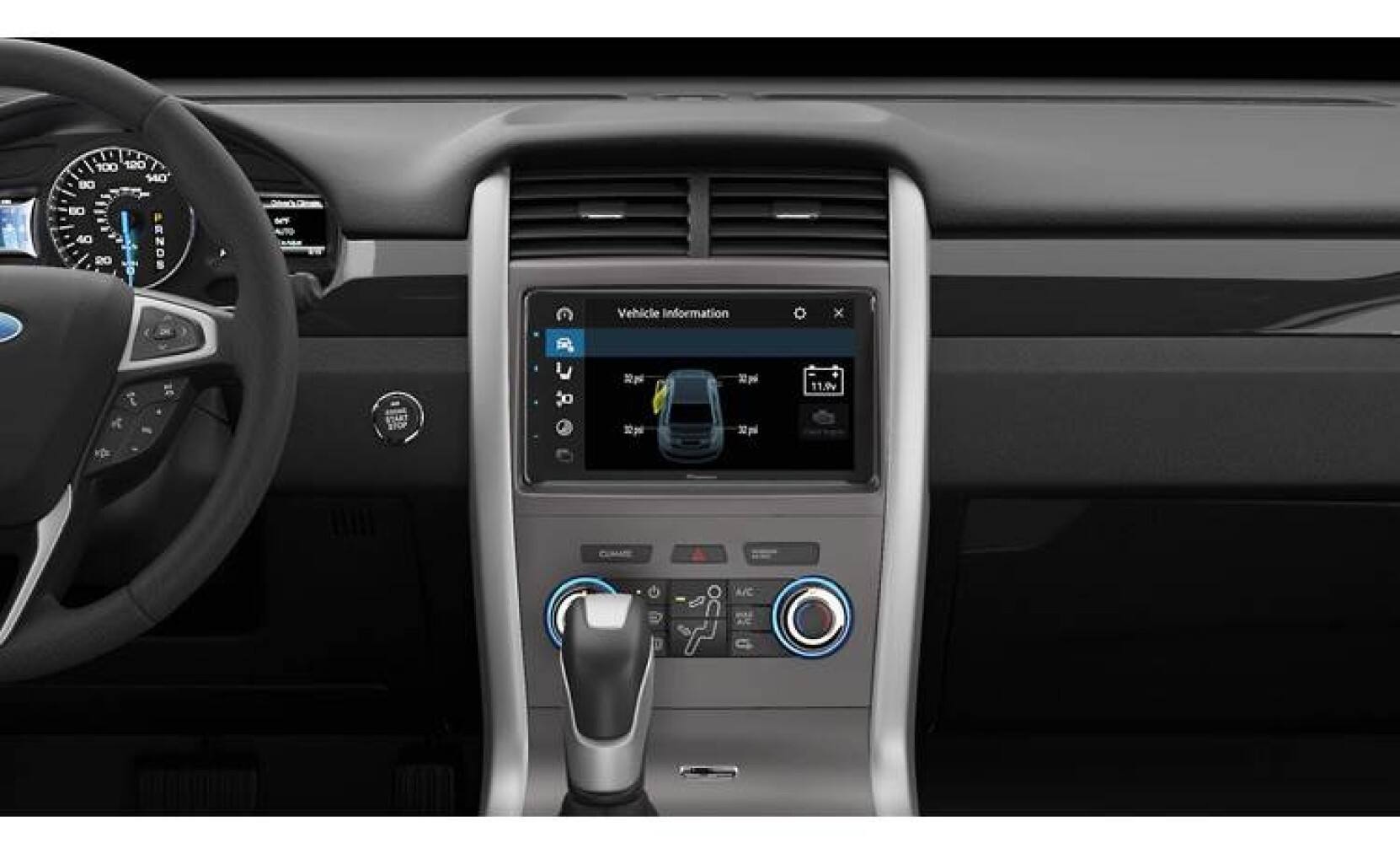 The text on the image reads: "Vehicle Information x to . 22g 0p 11.94 2pl AC." This text is likely related to the car's features and specifications.