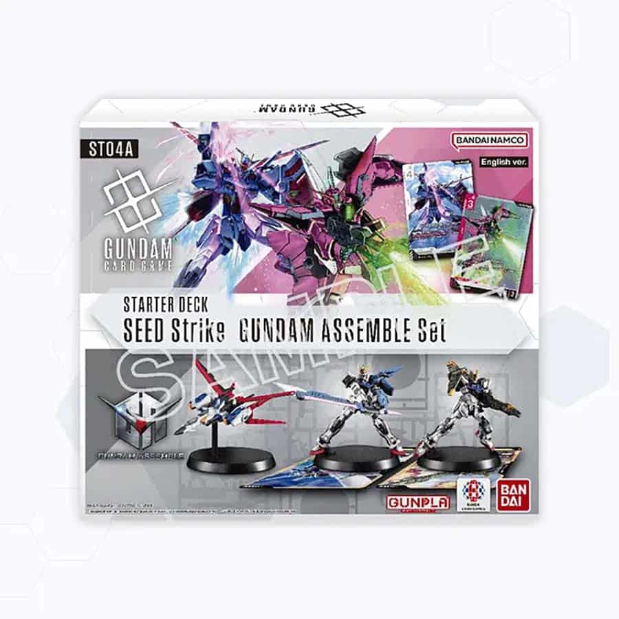 Bandai - Gundam Card Game Assemble Starter Set - Seed Strike (ST04A) - 50 Cards, 3 Gundam Minis price history on PriceWatchPro