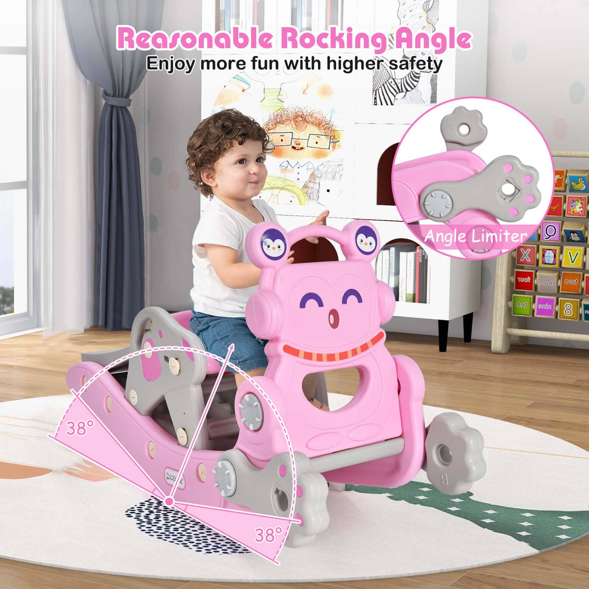 Reasonable Rocking Angle  
Enjoy more fun with higher safety  

Angle Limiter  

38°