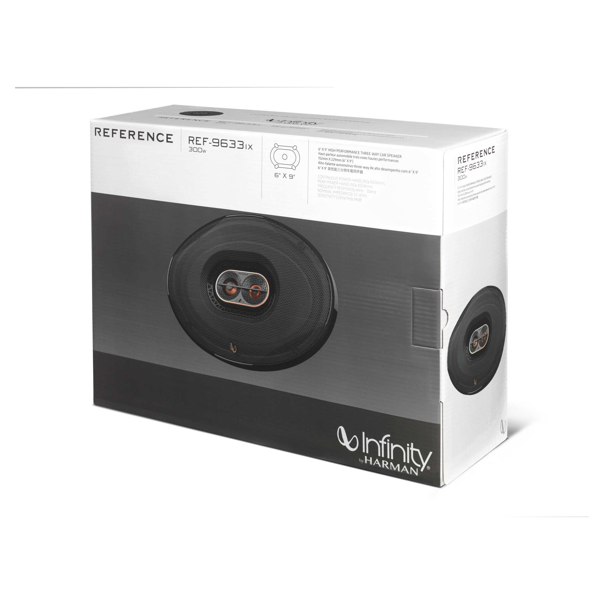 Infinity REF 9633IX Reference 6x9 Inch Three way Car Audio
