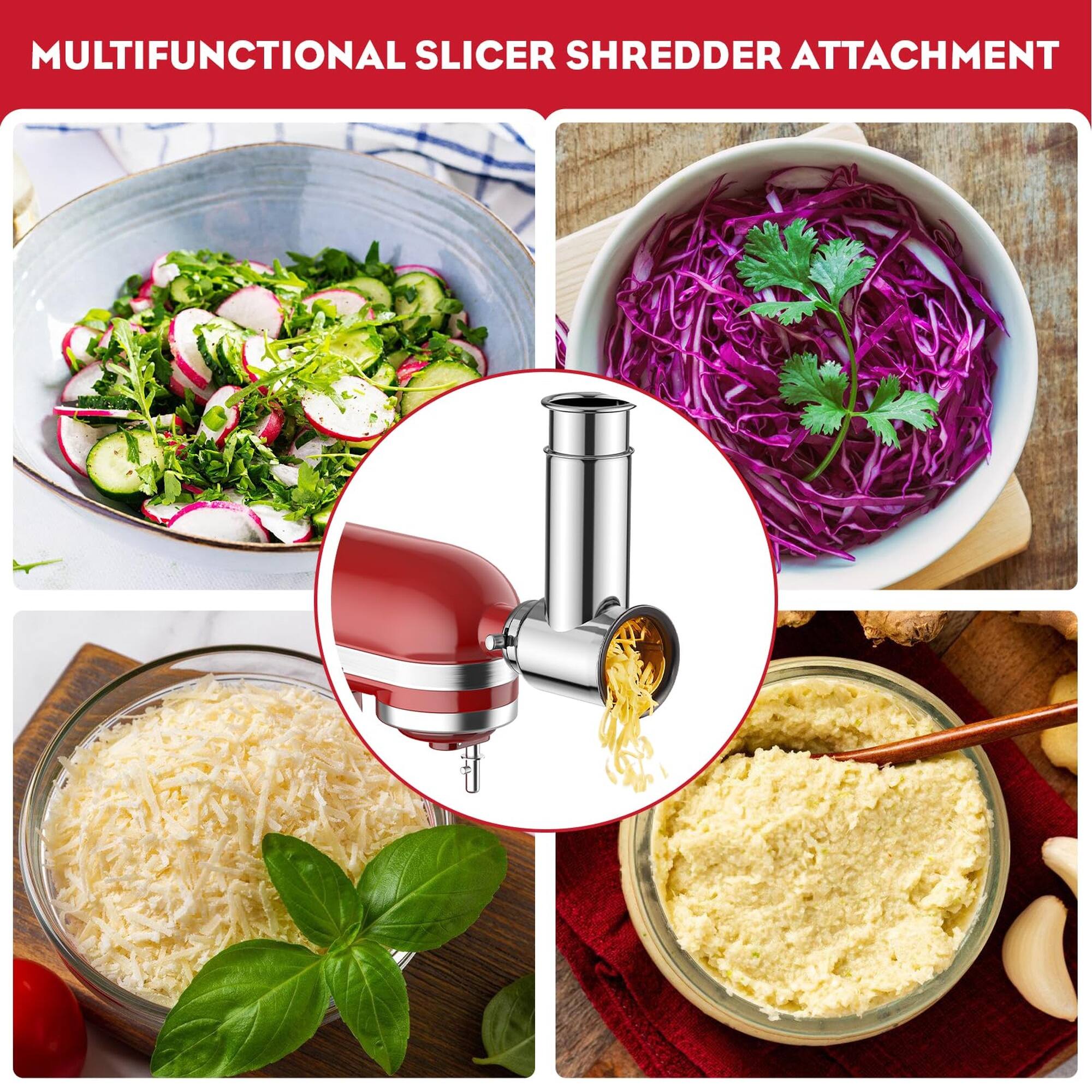 MULTIFUNCTIONAL SLICER SHREDDER ATTACHMENT