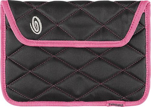 Front Standard. Timbuk2 - Plush Sleeve for Kindle Fire, Kindle Keyboard and Most 7" E-Readers and Tablets - Black/Pink.