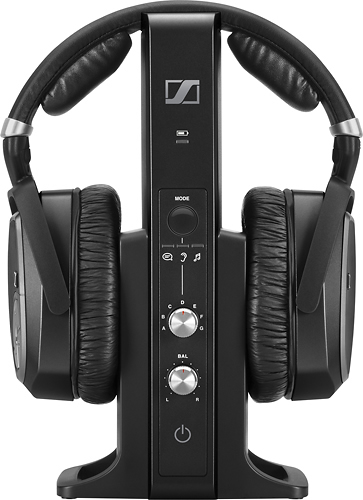 Rent to own Sennheiser - RS 195 RF Wireless Over-the-Ear Headphones - Black