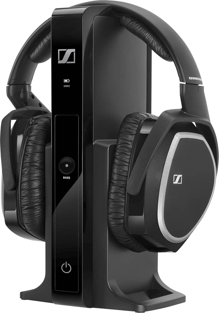 Customer Reviews: Sennheiser Over-the-Ear Headphone System Black RS 165 ...