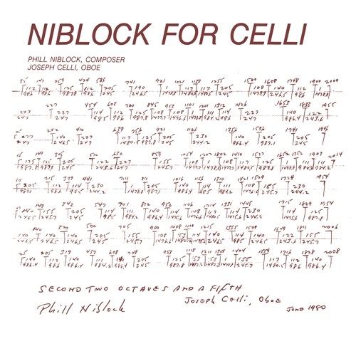 Niblock for Celli/Celli Plays Niblock [LP] - VINYL