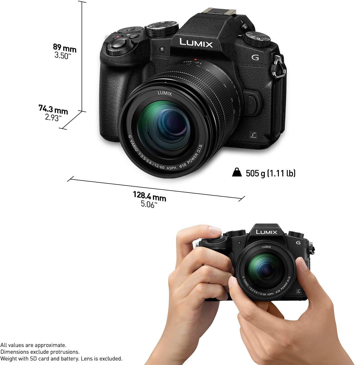 Bundle Lumix G85 Mirrorless Camera w/ 12 60mm Lens & Advance