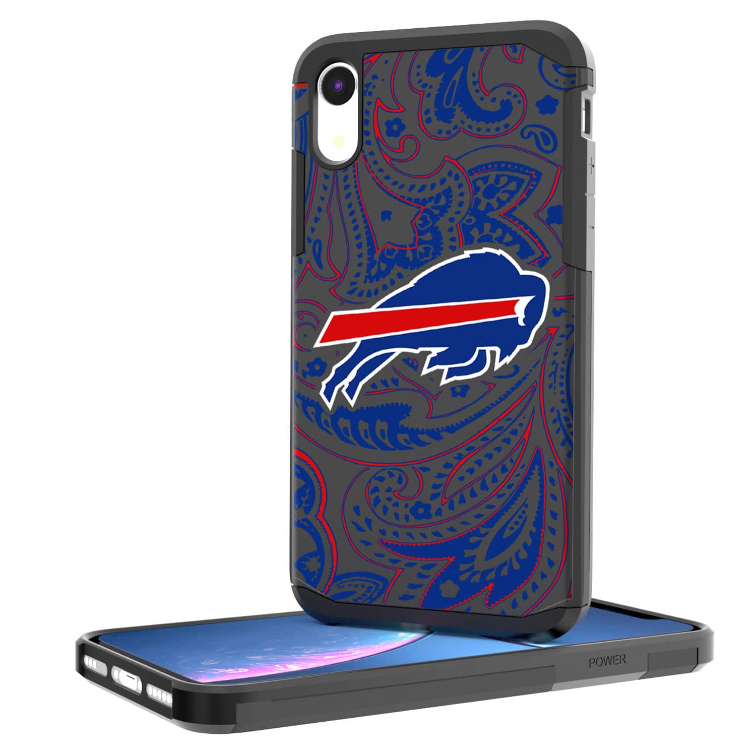 Keyscaper - NFL - Buffalo Bills iPhone Rugged Paisley Design Case - 14 Pro Max - Multicolor price history on PriceWatchPro