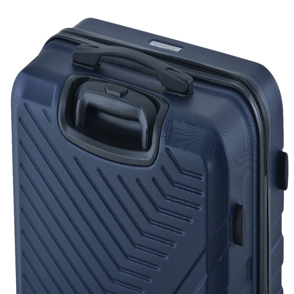 Alt View 6. Ropilly - Ropilly 3 Piece Luggage Set ABS Hard Shell Suitcase Set Navy - Navy.