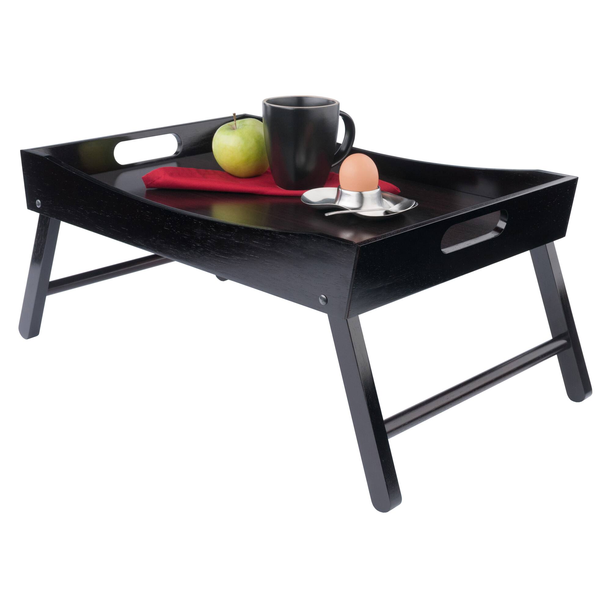 Alt View 6. Winsome Wood - Benito Breakfast Tray - Espresso.