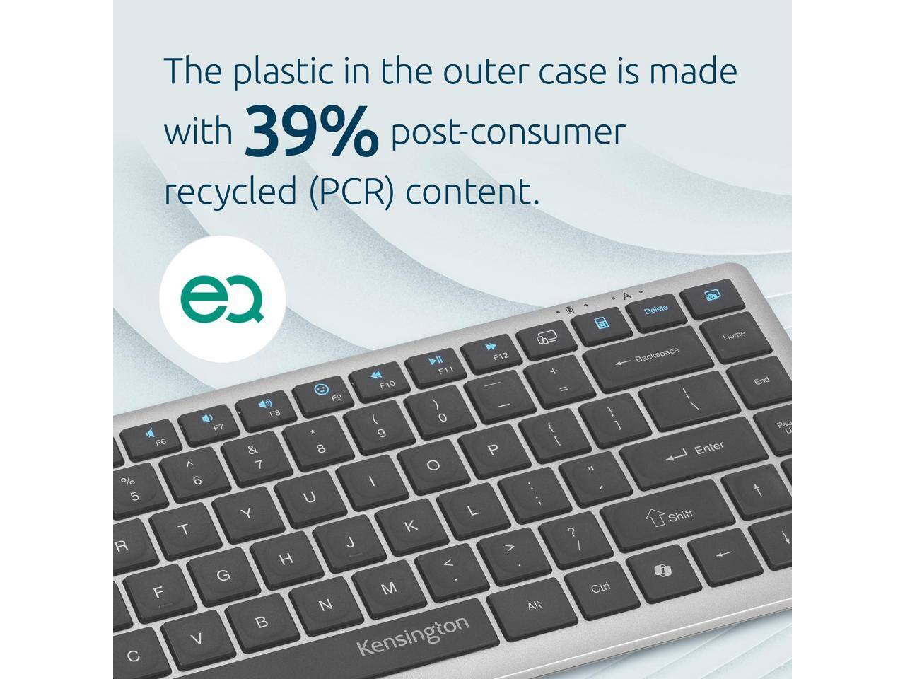 The plastic in the outer case is made with 39% post-consumer recycled (PCR) content.
