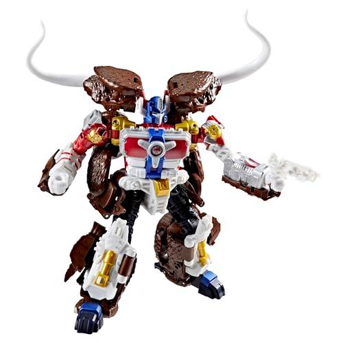 Transformers Age of The Primes Maximal Big Convoy, Leader Class 6.5-Inch Converting Action Figure, Robot Toys for Ages 8