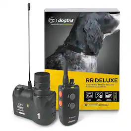 Dogtra - RR Deluxe 1-Mile Range Electronic Remote Release for Bumper Launchers Systems | Great for Retrieval Training for Dogs - Black