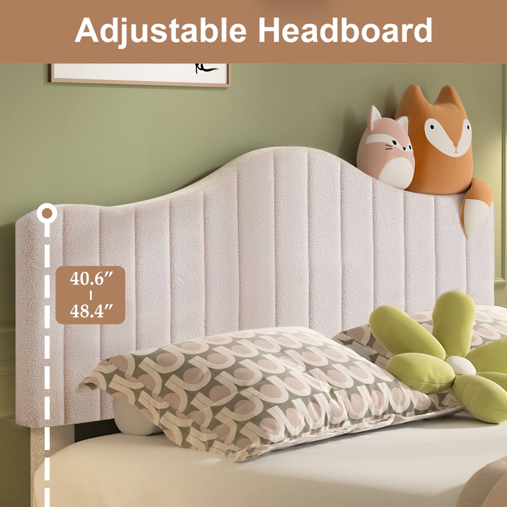 Adjustable Headboard

40.6" | 48.4"