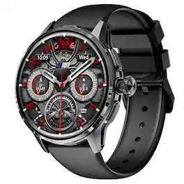 LOKMAT - APPLLP 3 4G Android Smartwatch with SIM, 1.6" AMOLED Display, 3GB+32GB, GPS, SIM Card Support, WiFi & Rotating Camera - Black - (2026)
