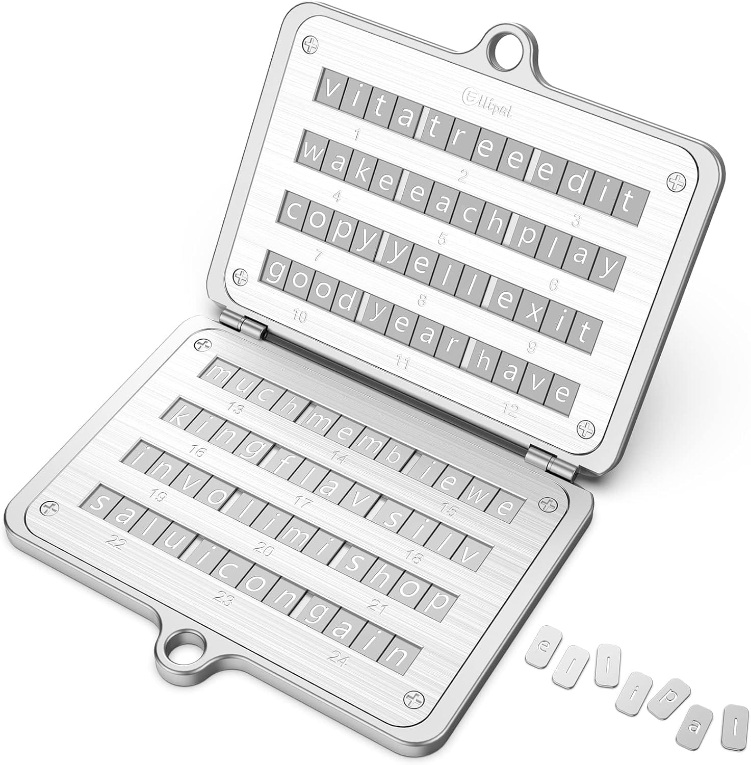 ELLIPAL - Crypto Seed Phrase Backup, 316 Stainless Steel Metal Seed Phrase Storage