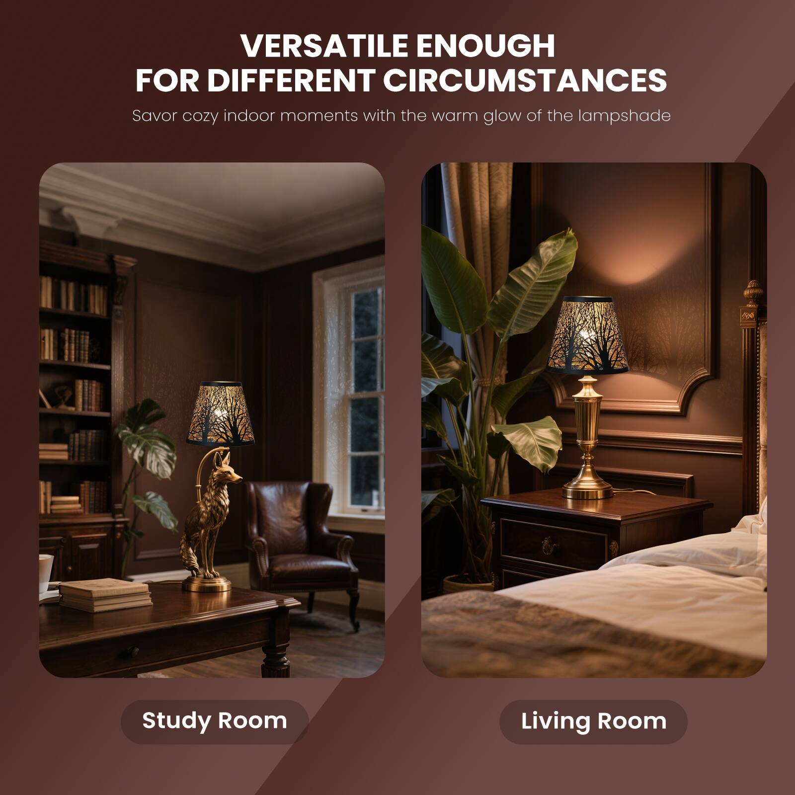 VERSATILE ENOUGH FOR DIFFERENT CIRCUMSTANCES

Savor cozy indoor moments with the warm glow of the lampshade

Study Room
Living Room