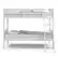 Alt View 12. Storkcraft - Caribou Solid Hardwood Twin Bunk Bed - White.