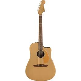 Fender - Redondo Player Acoustic Electric Guitar, Walnut Fingerboard, Bronze Satin