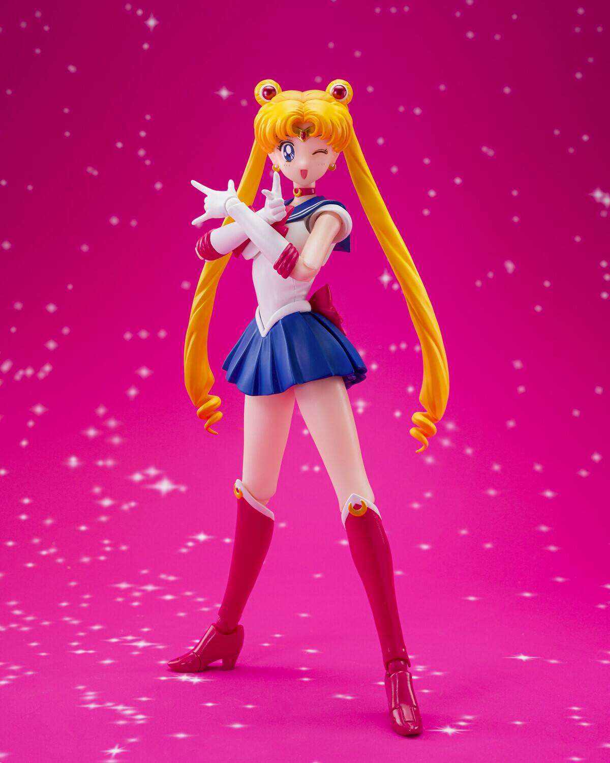 Alt View 2. PopMarket - Tamashii Nations - Sailor Moon - S.H.Figuarts - Crystal Star Compact Edition Action Figure   - COLLECTIBLES - Multicolor.