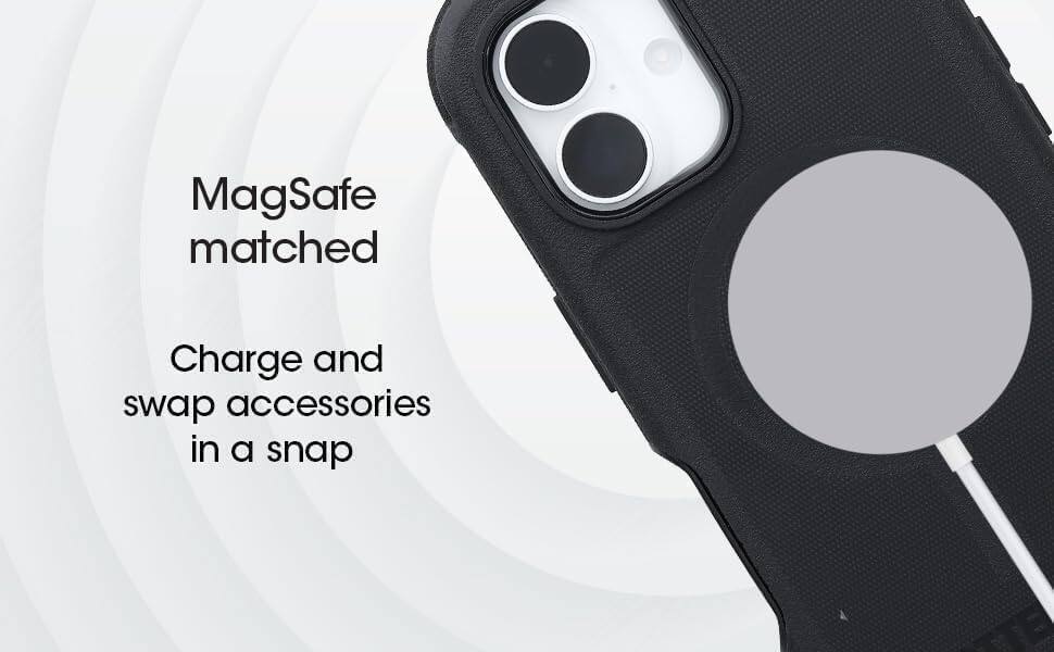MagSafe matched  
Charge and swap accessories in a snap