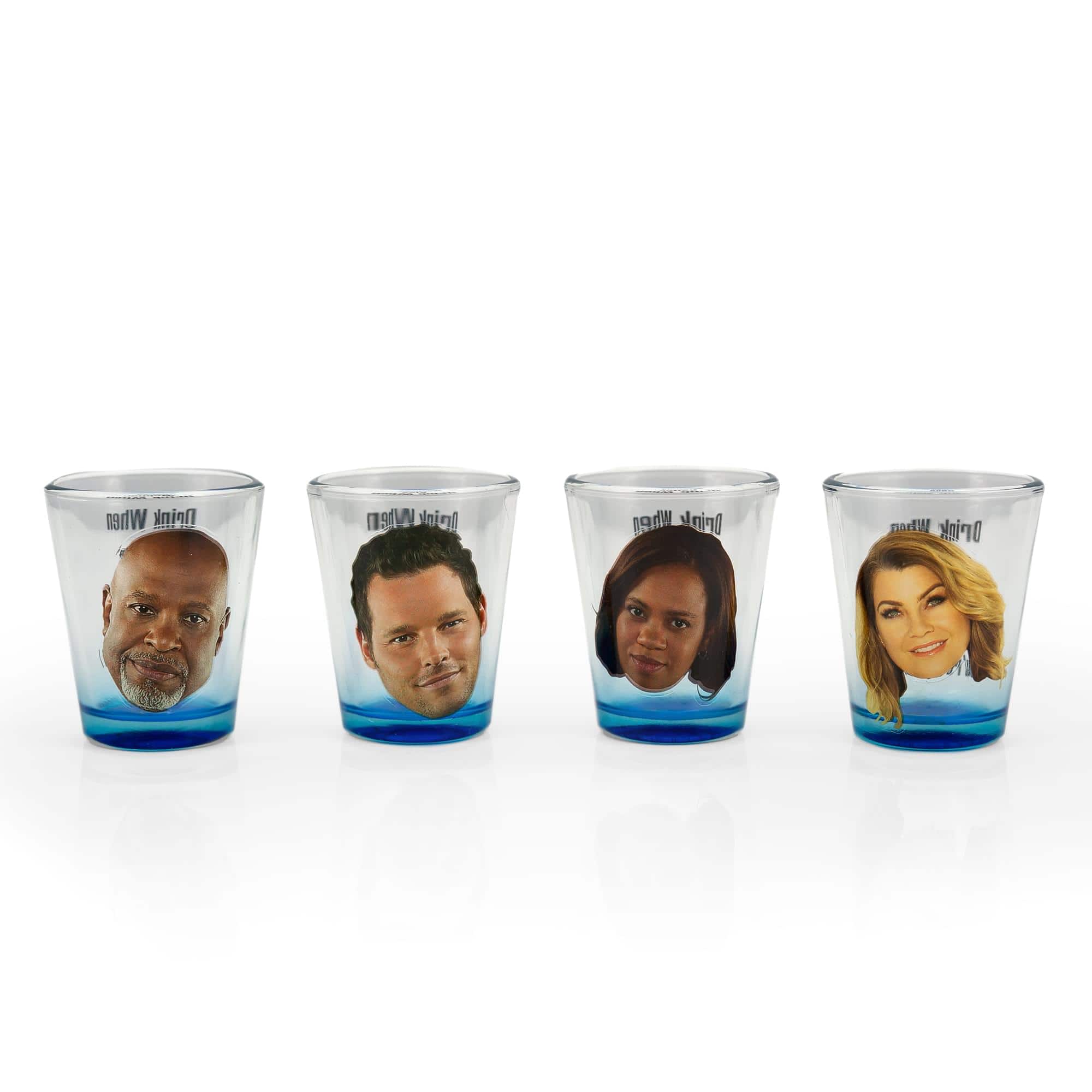 Surreal Entertainment - Greys Anatomy Drinking Game | Set Of 4 Character Shot Glasses | 2 Ounces Each - Multi-Color price history on PriceWatchPro