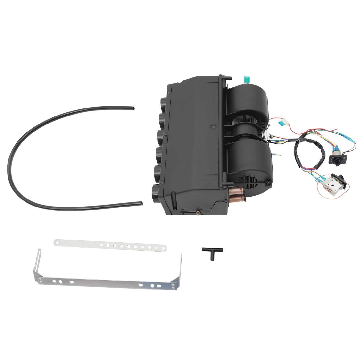 Left. Home Collection - Universal 12V Underdash AC Air Conditioning Evaporator – A/C Heat Cooling System.