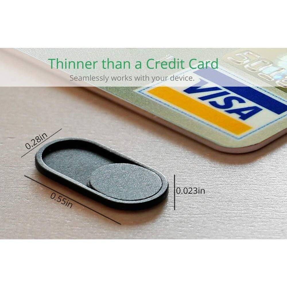 Thinner than a Credit Card  
Seamlessly works with your device.  

0.28in  
0.55in  
0.023in