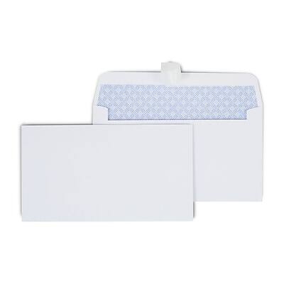 Staples - QuickStrip EasyClose Self Seal Security Tinted #6 3/4 Business Envelopes, 3 5/8" x 6 1/2", 100/Box - White