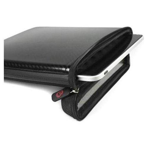 Front Standard. Kroo - iCap Carrying Case (Flip) for 9" iPad - Pink.