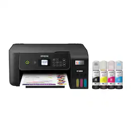 Epson - EcoTank ET-2800 Wireless Color All-in-One Inkjet Cartridge-Free Supertank Printer - Black