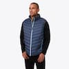 Front. Mobile Warming - Men's Backcountry Xtera Heated Vest - Artic Blue.