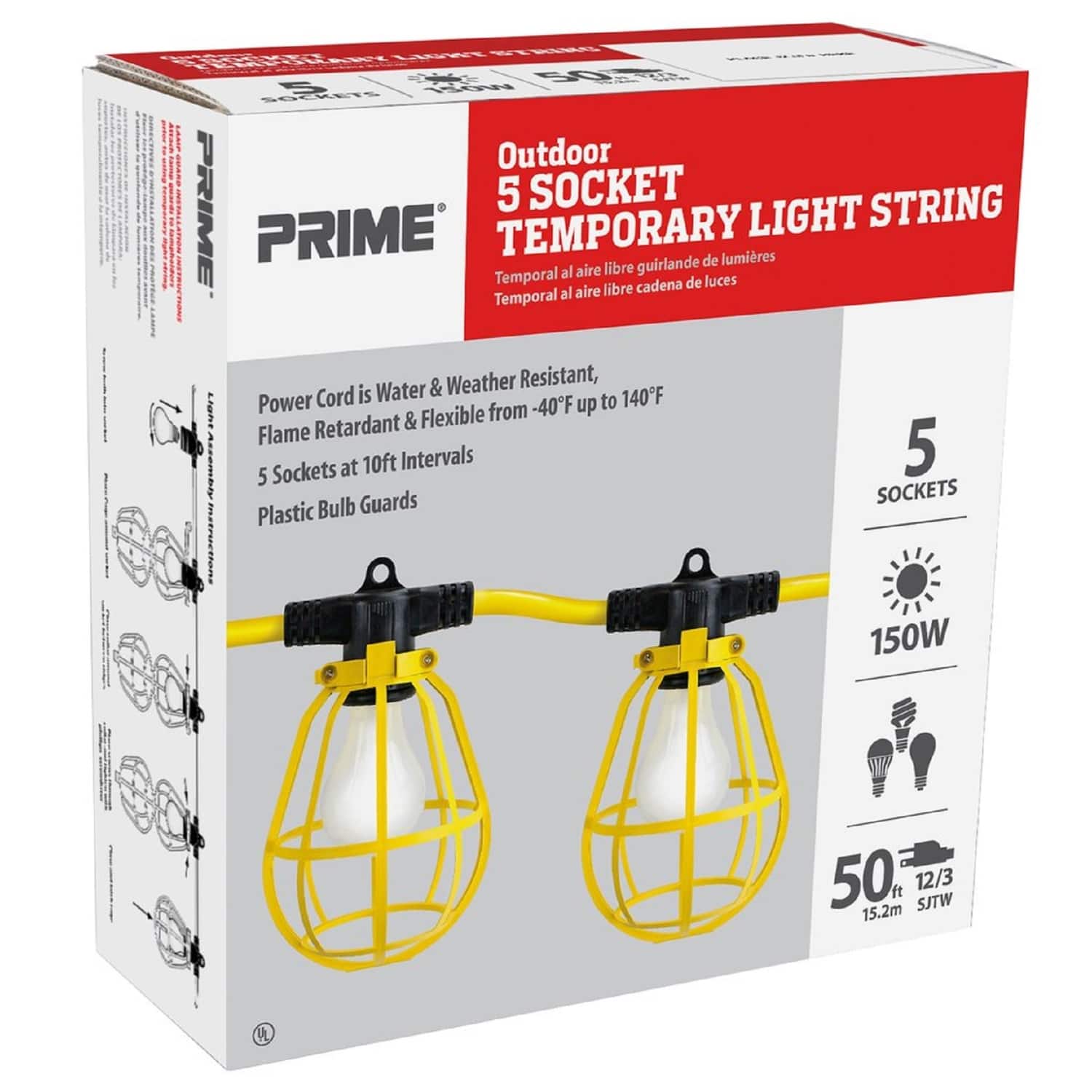 PRIME - 1875 W Incandescent Light String