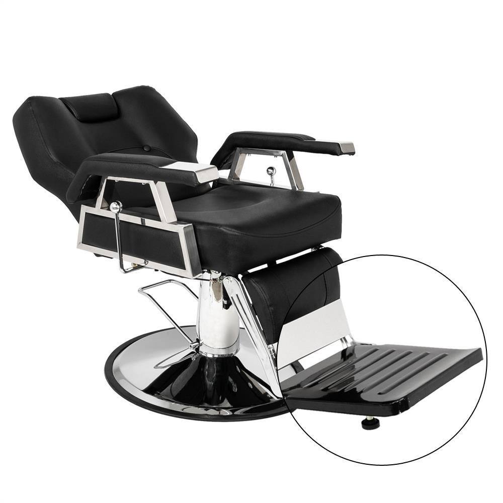 Alt View 2. Winado - Heavy Duty Extra Wide Reclining Salon Chair Hydraulic Barber Chair with Adjustable Headrest & Footrest for Beauty Spa - Black.